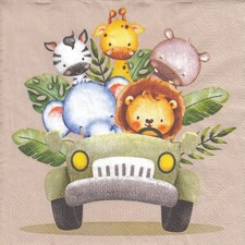 3 Lunch Papier Servietten