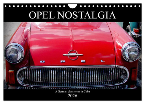 Opel nostalgia wall calendar - opel, (wall