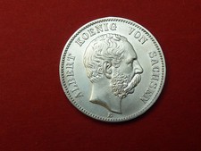 2 Mark 1876 vozgl von Sachsen