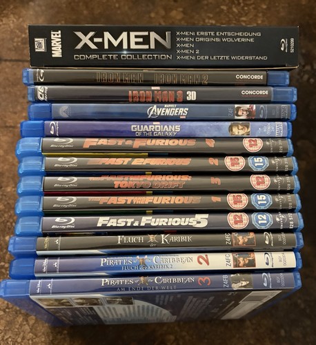 Großes bluray paket marvel - bluray,