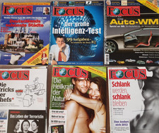 FOCUS  Zeitschrift- / 7 Ausgaben aus 1995/2001/2012/2013+DVD  für Sammler !