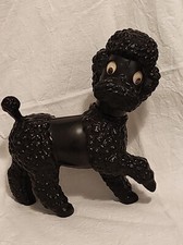 DDR Pudel/Hund  Plaste Plastik   Augen/Wackelaugen Selten