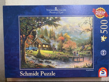 Schmidt Puzzle, 500 Teile – Thomas Kinkade Peaceful Moments, wie neu