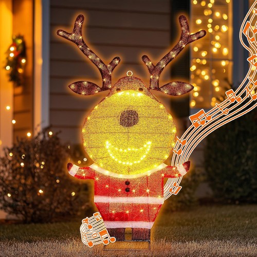 Weihnachtsdeko rentier 80cm - weihnachtsdeko,