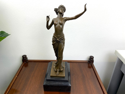 Bronze skulptur tänzerin akt - bronze,