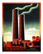 Vintage Rotterdam Wandkunst