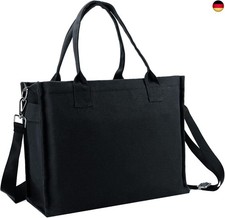  ONEGenug Canvas Tote Bag, Große Handtasche Damen Shopper Tasche Reise Tote  