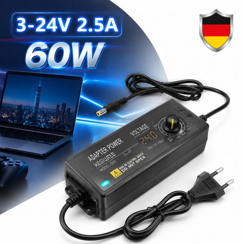 Steckernetzteil regelbar 60w - steckernetzteil,