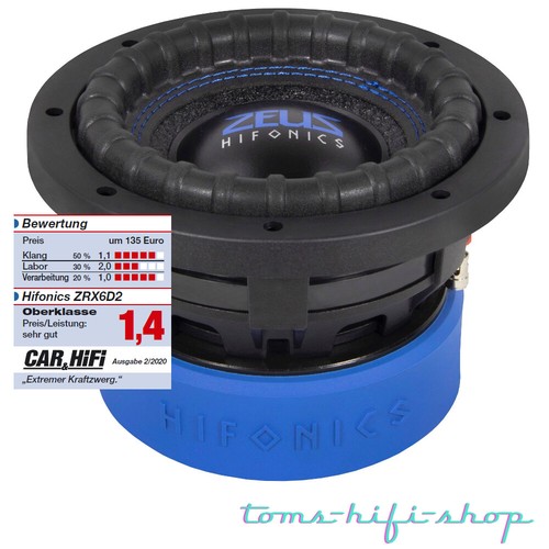 Hifonics zrx 6d2 600 - hifonics, watt
