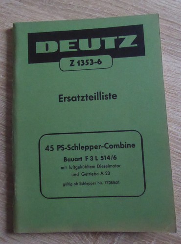 Deutz schlepper f3l514 - schlepper, f3l514/6