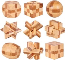 Holzsammlung 9x Knobelspiele
