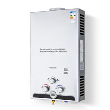 Crenex 12L/Min Warmwasserbereiter max.20kW LPG Durchlauferhitzer Wasserspeicher