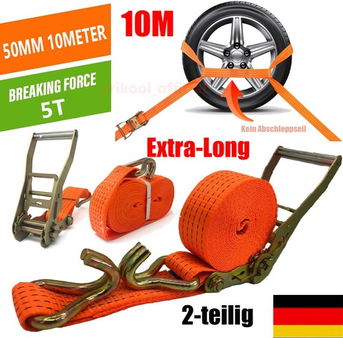 10meter spanngurte mit ratsche - 10meter,