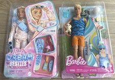 Barbie - Ken Surfset Puppe mit Zubehör und Dream Besties