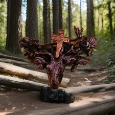 Alte Wandernadel Anstecknadel Hutnadel Brosche Hirsch Trachtschmuck Jagd 