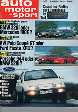 Zeitschrift Auto Motor und Sport AMS April 1983 Nr.7 Ford Orion Granada Sierra