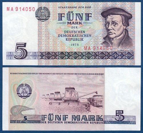 Ddr 1975 mark kassenfrisch - ,