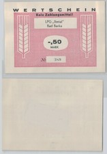 50 Pfennig Banknote GDR LPG