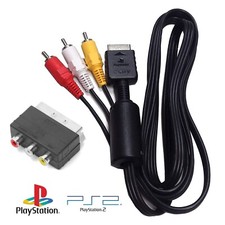 Original AV TV Kabel Video Multi-Out Kabel für PlayStation 1 2 PS1 PSX PS2 ?✅