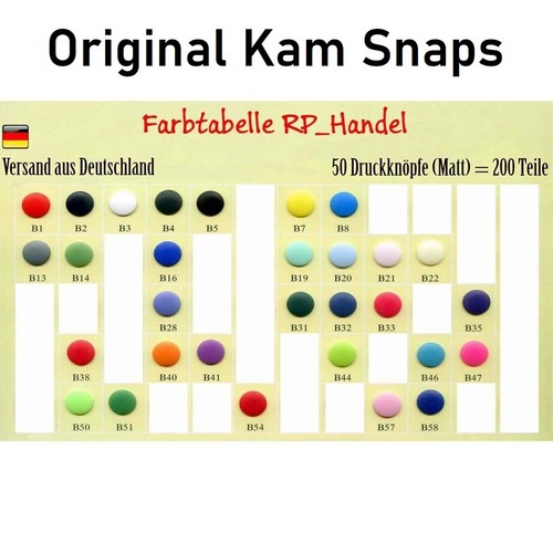 Druckknöpfe original kam - druckknöpfe,