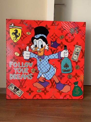 Kunst gemälde dagobert duck - kunst,