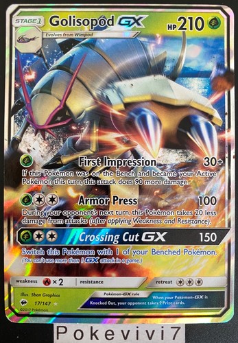 Pokemon karte golisopod - pokemon,