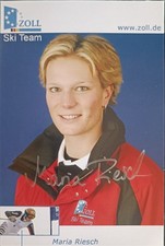 Original Autogramm Ski  Alpin Maria Riesch
