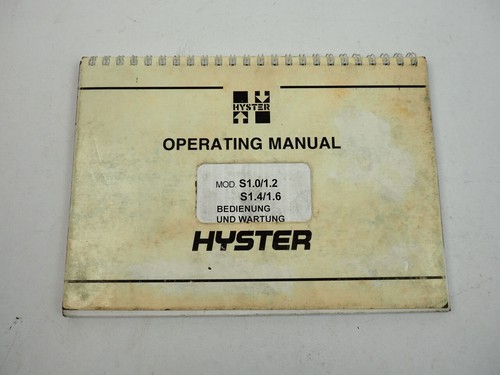 Hyster 1 4 - 1.2, 1.6