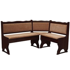 Eckbank Kiefer Holz, Nuss