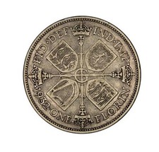 Britische 0,500 Silber Florin