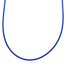 Halsreif Gelbgold Bunz Silikon Blau