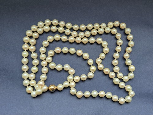 Vintage akoya pearl necklace - akoya,
