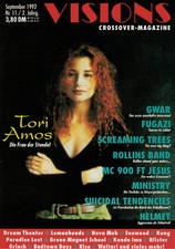 VISIONS, Musik-Zeitschrift, Heft Nr. 11, September 1992, Tori Amos, GWAR, Fugazi