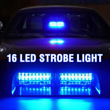 Auto 16 LED Blau notfall