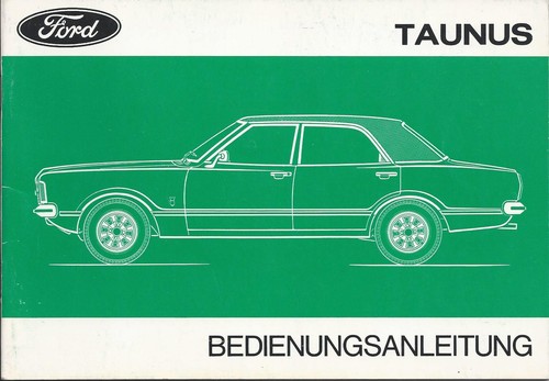 Ford taunus betriebsanleitung - ford,