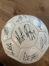 EM 1996 Unterschriften Ball Autogramm Signiert + Original Pressefoto