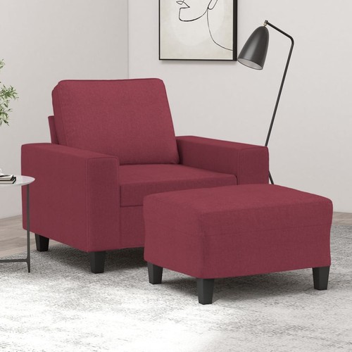 Sessel mit hocker - sessel,