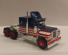 Brekina 85809 Mack RS 700 Blau-Weiss "Stars & Stripes" US-Truck OVP