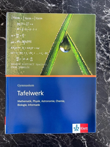 Klett tafelwerk gymnasium - klett,
