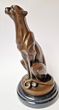 Bronze Sitzender Gepard