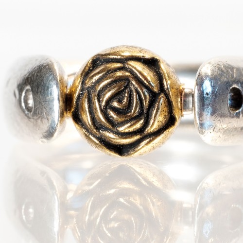 Kunststoff perle goldene - perle, rose