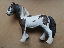 SCHLEICH Pferd Hengst Tinker Kaltblut Schecke braun weiß 2007 - neuwertig