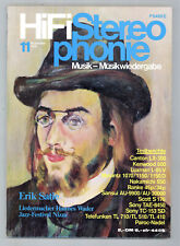 HiFi Sterophonie 1976-11 Marantz 1070, AU-20000, Luxman L-85 V, Nakamichi 550