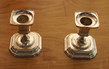 2 x BMF N Kerzenhalter versilbert