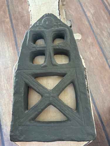 Wandrelief merowinger kreuz - wandrelief,