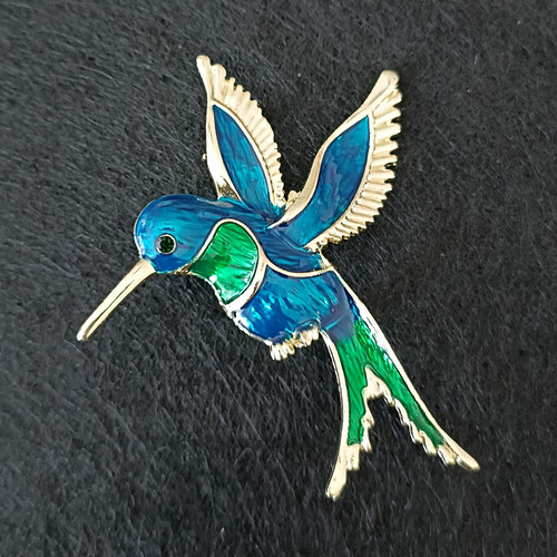 Kolibri vogel brosche - kolibri,