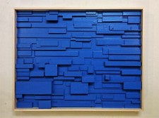 3D Wandobjekt, modifiz-art Mischtechnik auf Holz von Norbert Herzog Relief