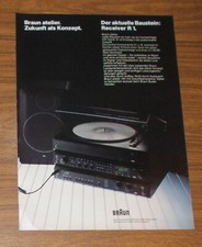 Seltene Werbung vintage BRAUN