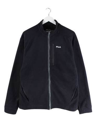 Fila fleece jacke schwarz - fila,