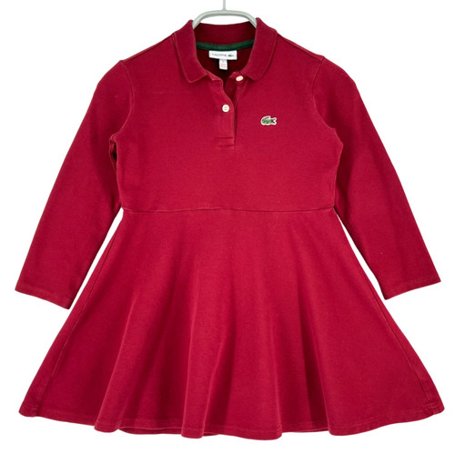 Lacoste mädchen polokleid mit - mädchen,